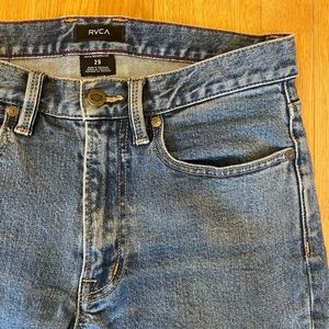RVCA Medium wash skinny jeans